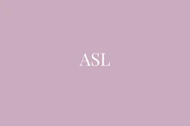 ASL mean on Instagram