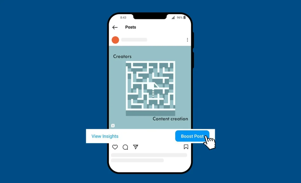 Boosting a Post on Instagram