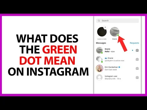 green dot instagram