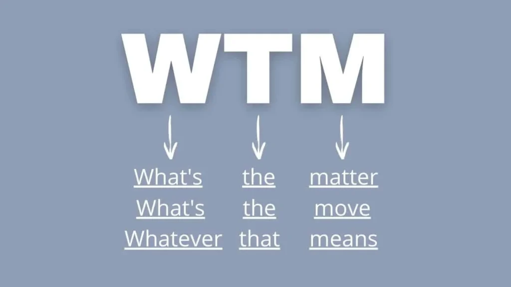 wtm mean on instagram