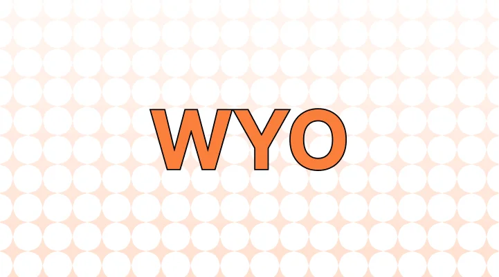 'wyo' mean on instagram