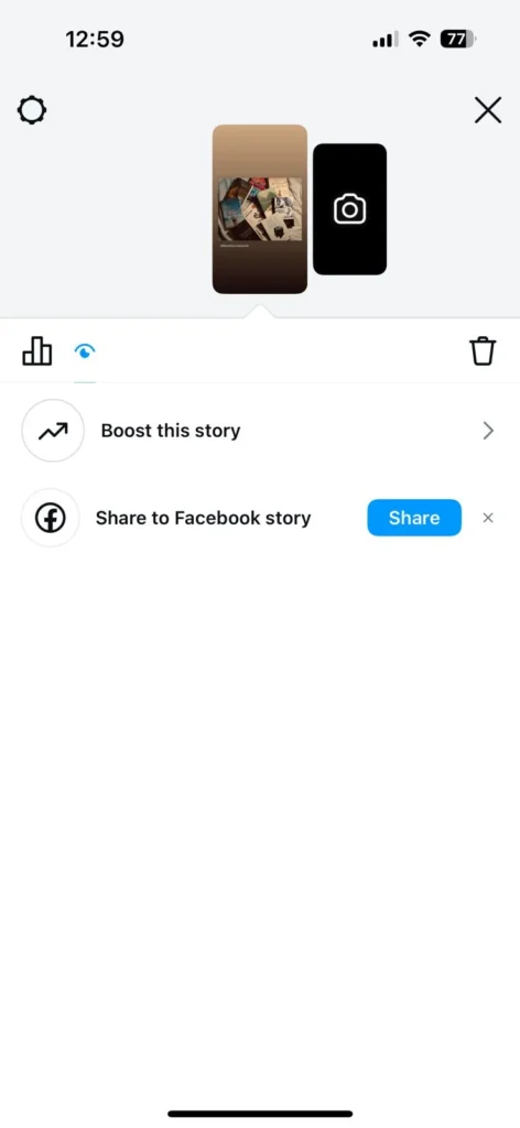 Navigation on Instagram