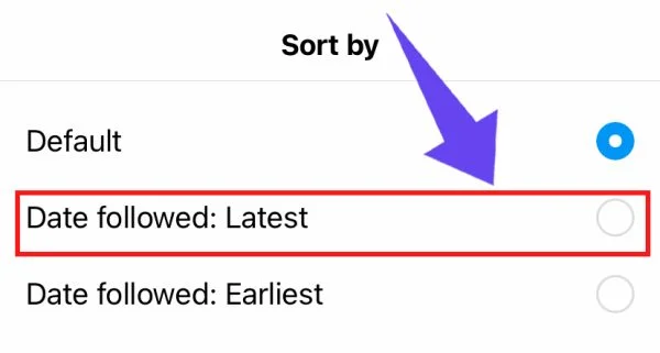 What Does "Sort by Default" Mean on Instagram