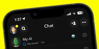 Yellow dot on snapchat
